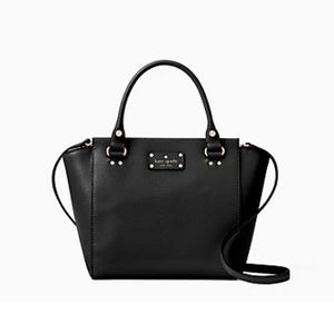Kate Spade Black zip top Handbag